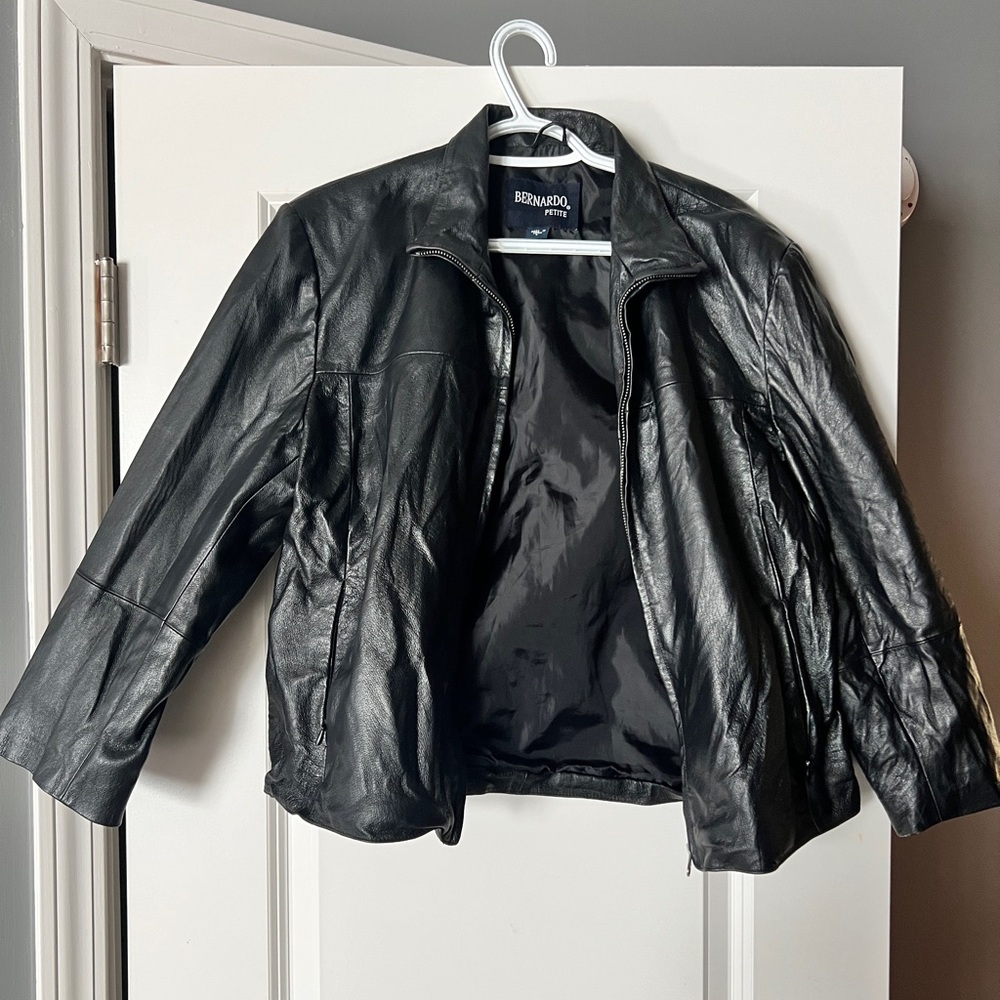 Bernardo leather jacket
